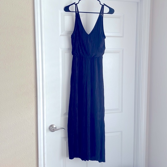 Black Wide Leg Jumpsuit - Picture 1 of 2